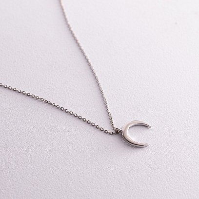 Серебряное колье "Лунница" 1085 №3