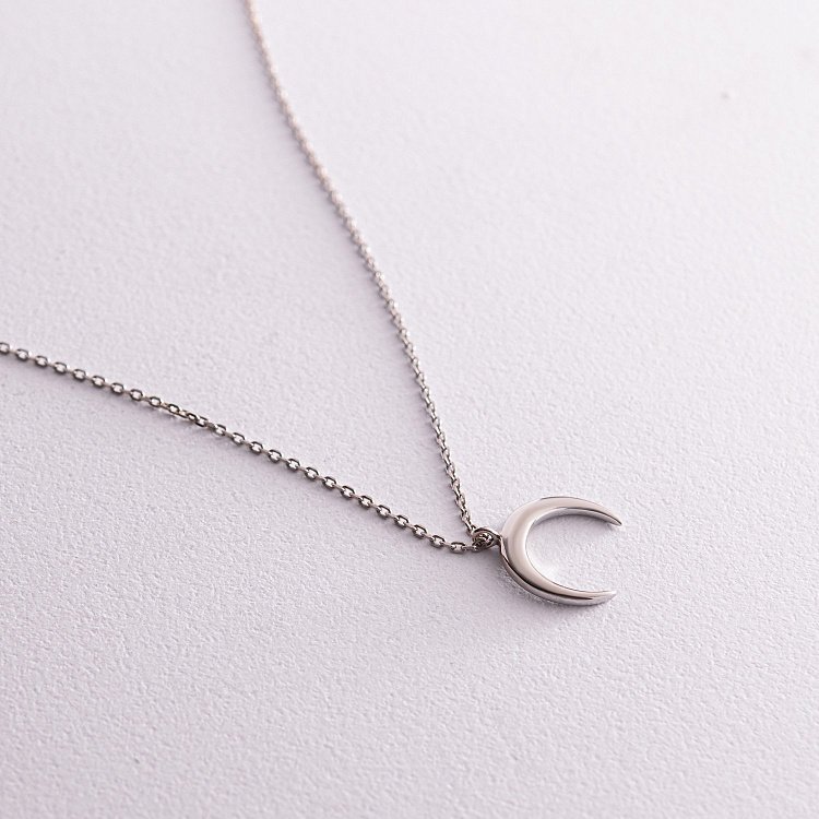 Серебряное колье "Лунница" 1085 от ювелирного магазина Оникс - 3