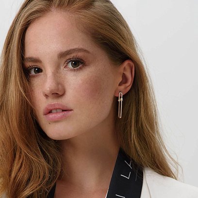 Срібні сережки - пусети "Ідея" 122742 №3