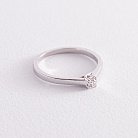 Помолвочное золотое кольцо с бриллиантом кб0398z от ювелирного магазина Оникс