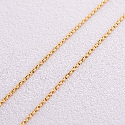 Ланцюжок плетіння Венеція - 1мм (жовте золото) ц00243-1 №3
