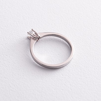 Заручальна золота каблучка з діамантом 24051121 №4