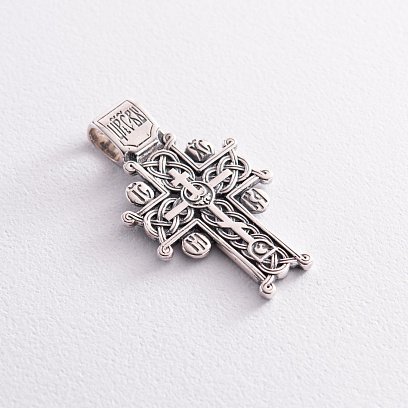 Православный крест " Голгофский крест" (чернение) 133109