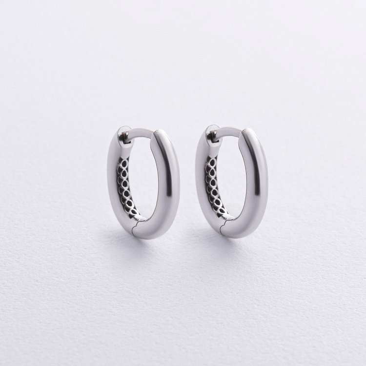 Серьги "Stella" в белом золоте с08880 от ювелирного магазина Оникс