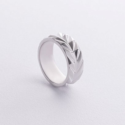 Серебряное кольцо "Колосок" 7180род