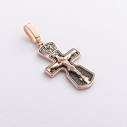 Православний золотий хрестик "Розп'яття" 240240