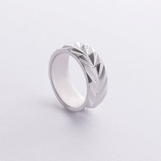 Серебряное кольцо "Колосок" 7180род