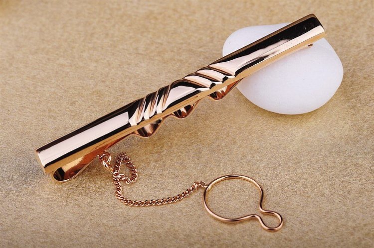 Зажим для галстука с узором заж00007н от ювелирного магазина Оникс - 3