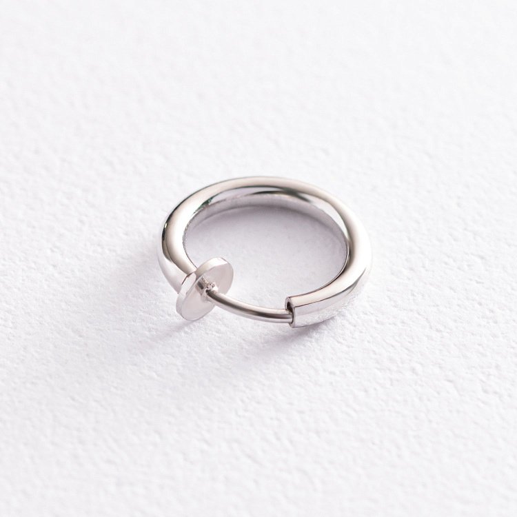 Срібна сережка - каффа 122836 від ювелірного магазину Онікс - 12