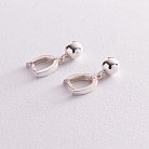 Срібні сережки "Кульки" 123119 от ювелирного магазина Оникс - 2