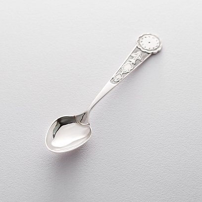 Серебряная ложка "Часики" 24040