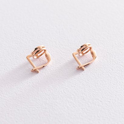 Дитячі золоті сережки с04576 №3