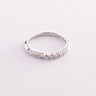 Золотое кольцо с дорожкой камней (бриллианты) кб0437cha от ювелирного магазина Оникс - 2