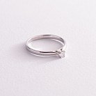 Помолвочное золотое кольцо с бриллиантом 101-10034 от ювелирного магазина Оникс