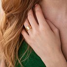 Золотое обручальное кольцо (возможна гравировка) обр00357ш10 от ювелирного магазина Оникс - 1