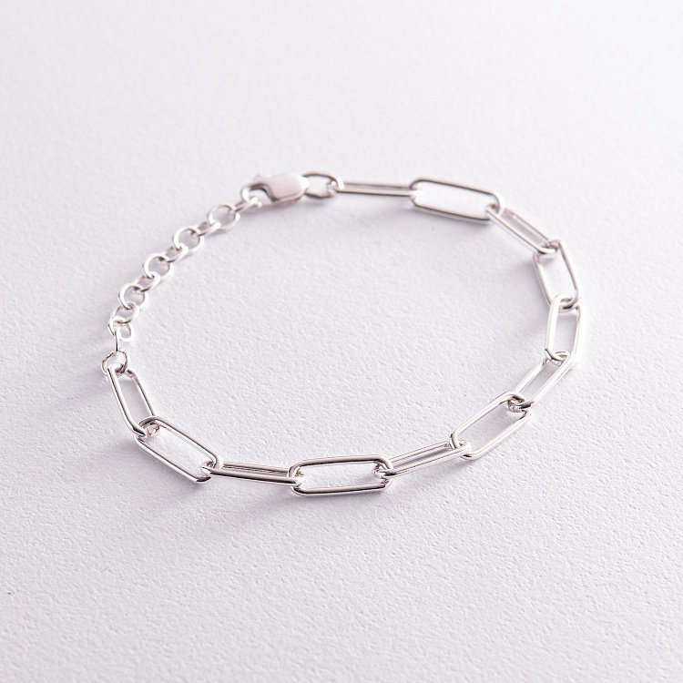 Срібний браслет "Ланцюжок" 141604 від ювелірного магазину Онікс - 2