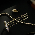 Браслет "Кубики" (желтое золото) mini б05465 от ювелирного магазина Оникс - 12