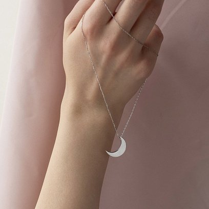 Кольє "Місяць" в сріблі 181029