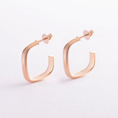 Золоті сережки - пусети "Ребекка" с07980 №2