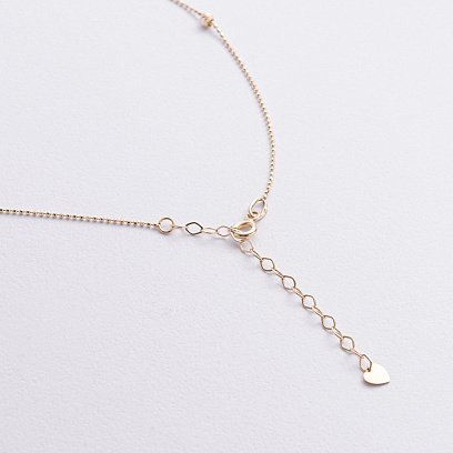 Кольє "Кульки" у жовтому золоті кол02586 №3