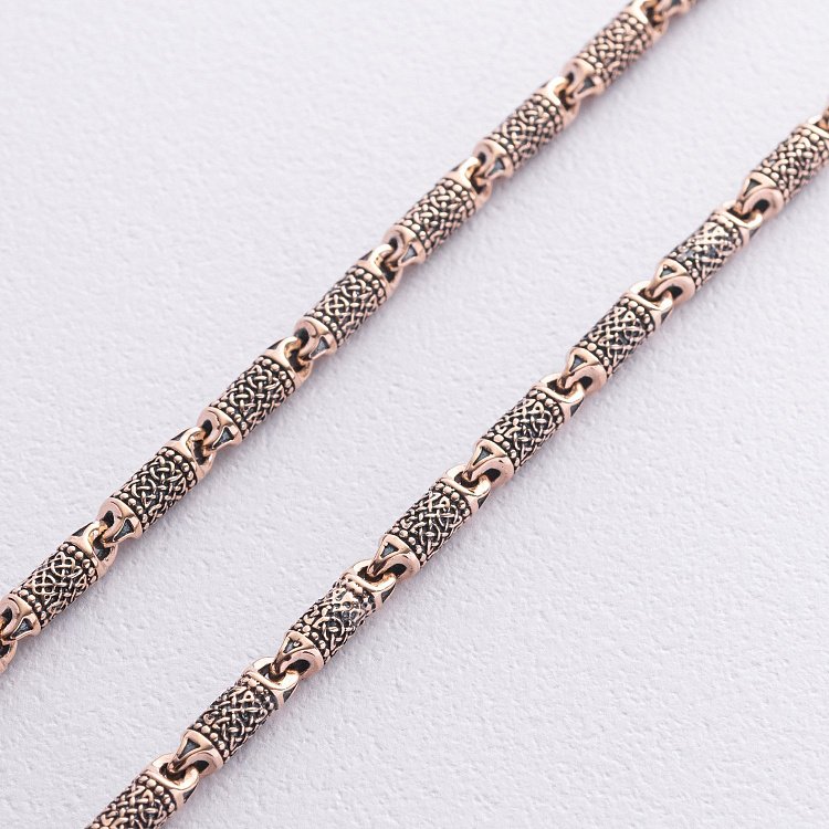 Мужская золотая цепочка ц00562 от ювелирного магазина Оникс - 4