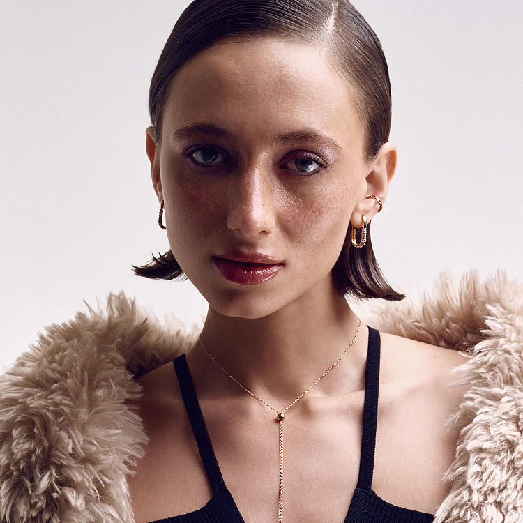 Кольє "Краватка" в червоному золоті кол01945 від ювелірного магазину Онікс - 6