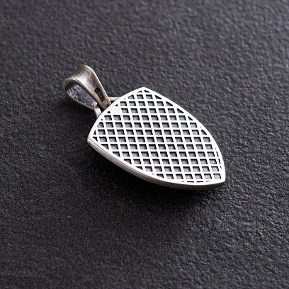 Срібний кулон "Ісус Христос" 133174 №7