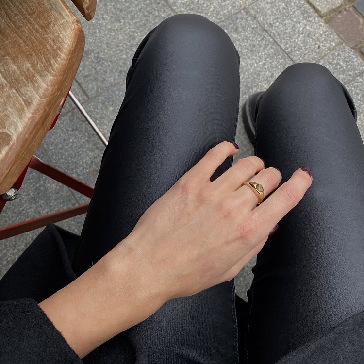 Печатка в жовтому золоті к06720 від ювелірного магазину Онікс - 3