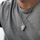 Серебряный кулон "Лев" (возможна индивидуальная гравировка) 7111 от ювелирного магазина Оникс - 6