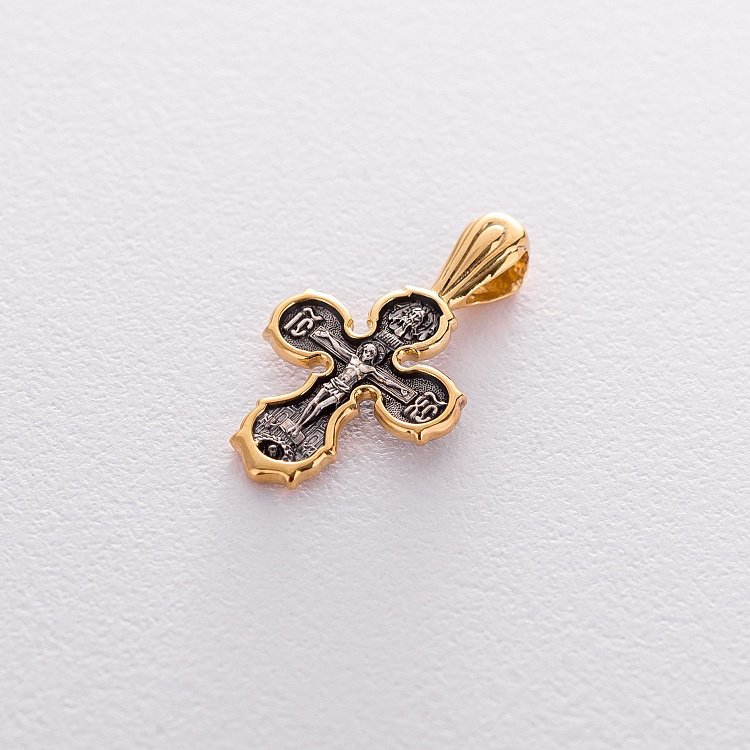 Православний хрест Розп'яття Христове 132911 від ювелірного магазину Онікс - 3