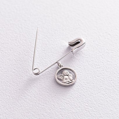 Золотая детская булавка "Ангелочек" зак00308