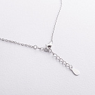 Серебряное колье "Клевер" с фианитами 181366 от ювелирного магазина Оникс - 2