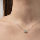 Золоте кольє "Конюшина" (діаманти) колб0164ca от ювелирного магазина Оникс - 6