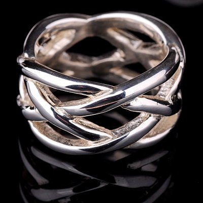 Серебряное кольцо 111324