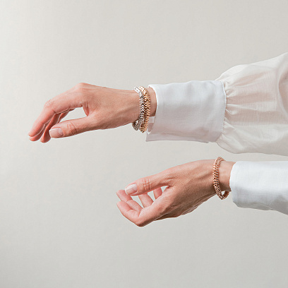 Браслет "Тереза" у білому золоті б05429 №8