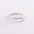 Помолвочное золотое кольцо с бриллиантом 229501121 от ювелирного магазина Оникс - 6