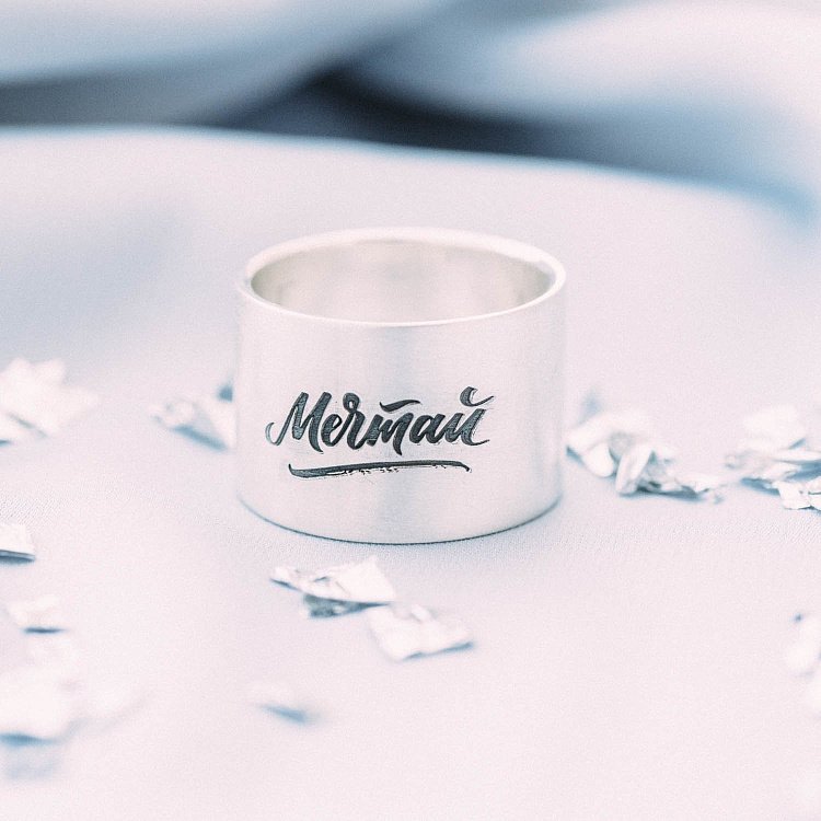 Срібна каблучка "Мрій" (матова) 112143мечт від ювелірного магазину Онікс