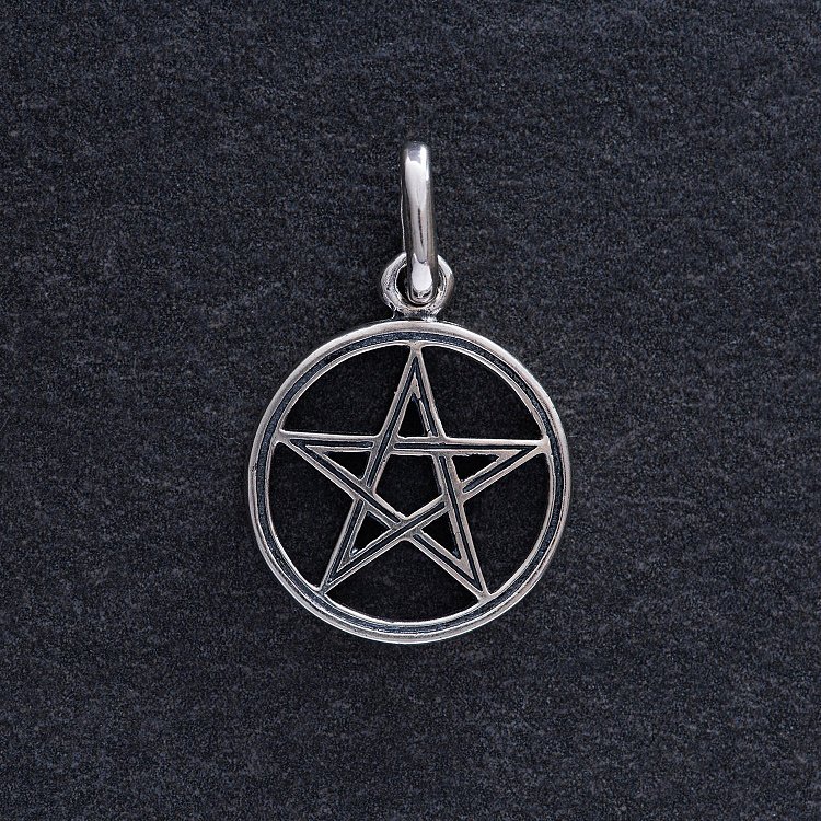 Срібна підвіска "Пентаграма" 13979 від ювелірного магазину Онікс - 2