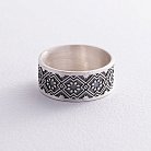 Серебряное обручальное кольцо "Вышиванка" 1114обр от ювелирного магазина Оникс - 23