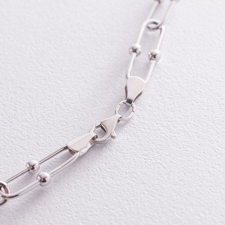 Кольє "Фантазія" в білому золоті кол01914 від ювелірного магазину Онікс - 4