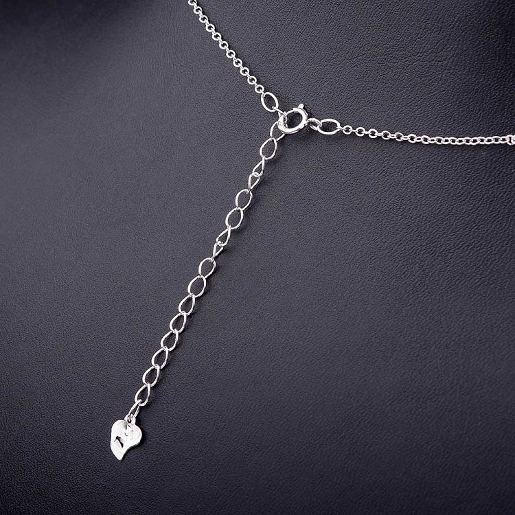 Серебряное колье с фианитами 18285 от ювелирного магазина Оникс - 3