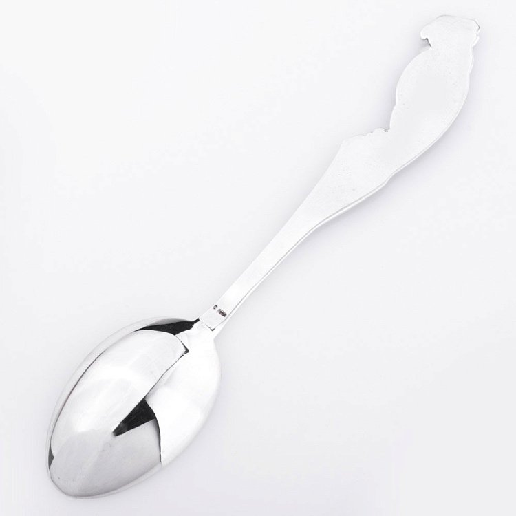 Срібна ложка з папугою 24036 від ювелірного магазину Онікс - 4