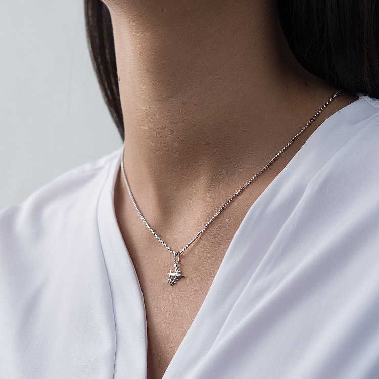 Золотий кулон "Літачок" п03352 від ювелірного магазину Онікс - 1