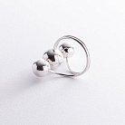 Серебряное кольцо "Шарики" 11930 от ювелирного магазина Оникс - 3