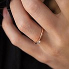 Золотое помолвочное кольцо с бриллиантом кб0511м от ювелирного магазина Оникс - 5