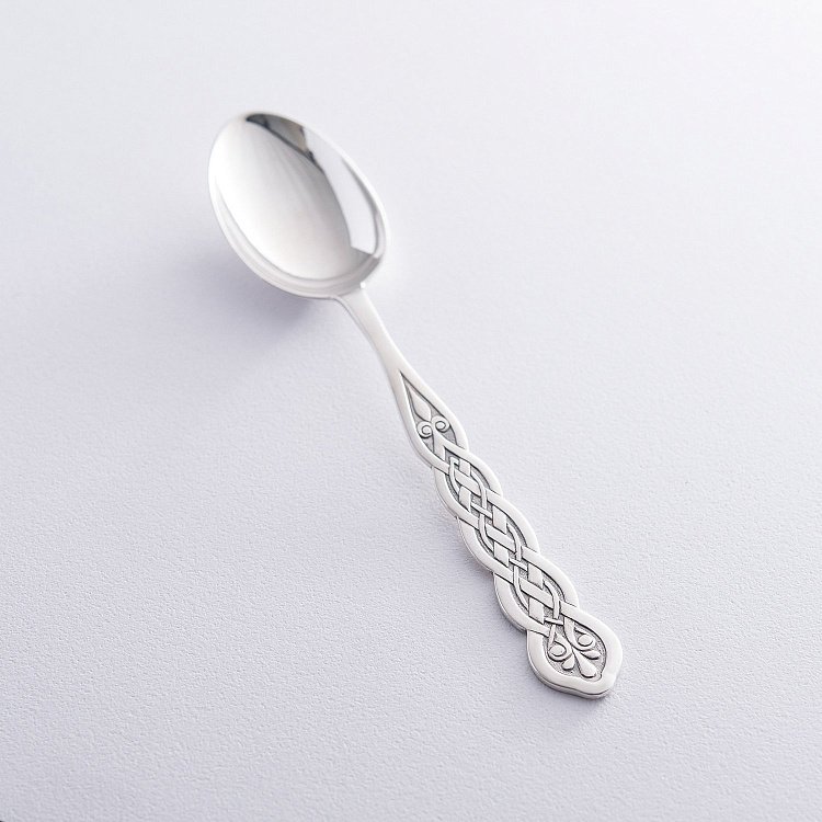 Серебряная ложечка 24038 от ювелирного магазина Оникс