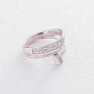 Серебряное кольцо "Гвоздь" 112219 от ювелирного магазина Оникс - 1