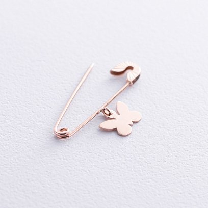 Золота шпилька "Метелик" зак00350 №3