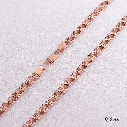 Золотий ланцюжок Бісмарк (5 мм) ц00266-5