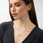 Золотий хрестик з діамантами пб0119са от ювелирного магазина Оникс - 4